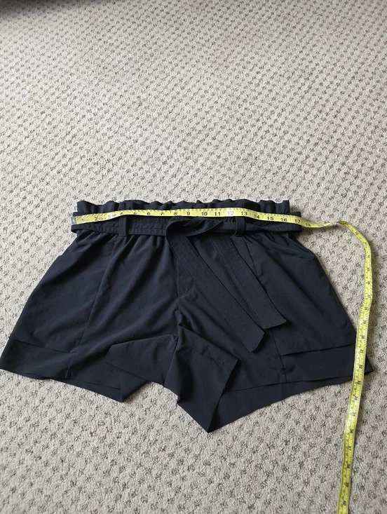 Athleta Black High-Waist Tie Shorts - Picture 5 of 8